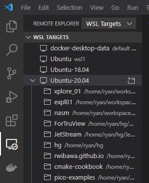 remote-explorer-WSL-Targets